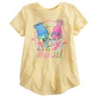Girls 4-12 Jumping Beans&reg; Dreamworks Trolls Live On The Bright Side Graphic Tee, Size: 7, Yellow