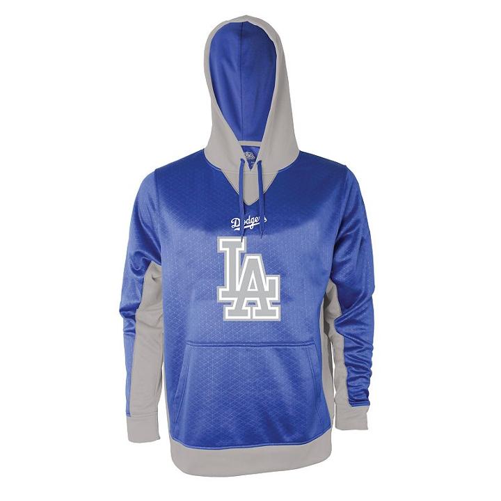 Men's Stitches Los Angeles Dodgers Embossed Logo Hoodie, Size: Xxl, Multicolor