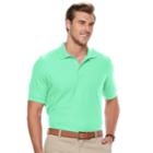 Big & Tall Croft & Barrow&reg; Classic-fit Easy-care Performance Pique Polo, Men's, Size: 2xb, Turquoise/blue (turq/aqua)
