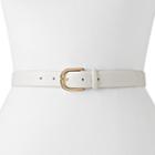 Women's Chaps Saffiano Belt, Size: Xl, Beige Over