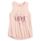 Girls 7-16 & Plus Size Mudd&reg; High-low Swing Tank Top, Size: 12 1/2, Lt Orange