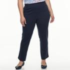 Plus Size Croft & Barrow&reg; Easy Care Pull-on Pants, Women's, Size: 3 - Regular, Dark Blue