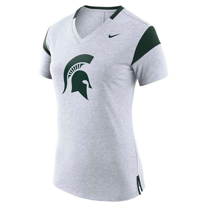 Women's Nike Michigan State Spartans Fan Top, Size: Small
