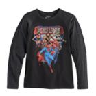 Boys 8-20 Justice League Graphic Tee, Size: Large, Black