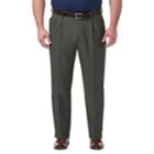 Big & Tall Haggar Premium Comfort Classic-fit Stretch No-iron Pleated Dress Pants, Men's, Size: 44x29, Oxford