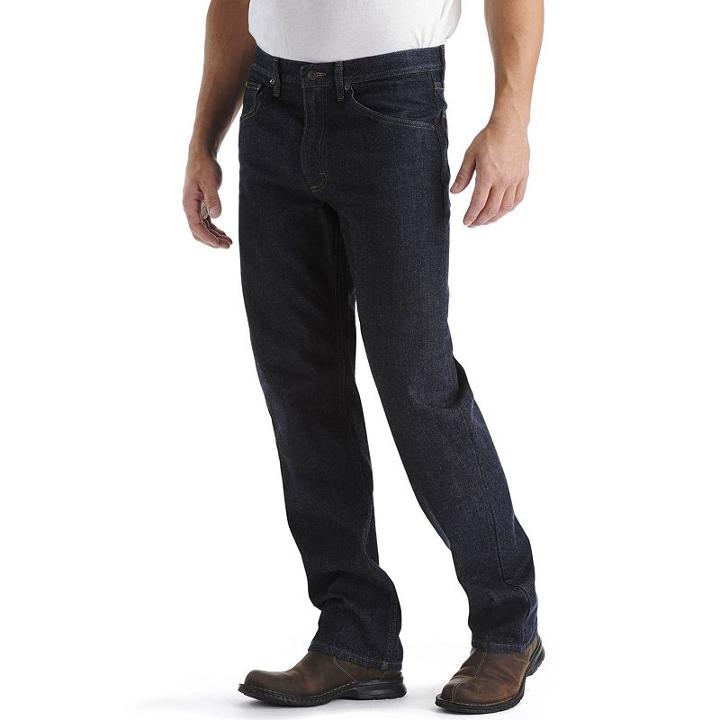 Men's Lee Regular Fit Straight Leg Jeans, Size: 33x36, Blue