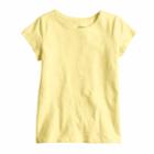 Girls 4-10 Jumping Beans&reg; Basic Solid Tee, Size: 5, Lt Yellow