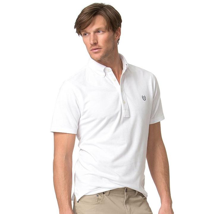 Men's Chaps Classic-fit Oxford Polo, Size: Xl, White