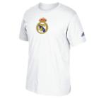 Men's Adidas Real Madrid Cf Go-to Climalite Tee, Size: Xl, White