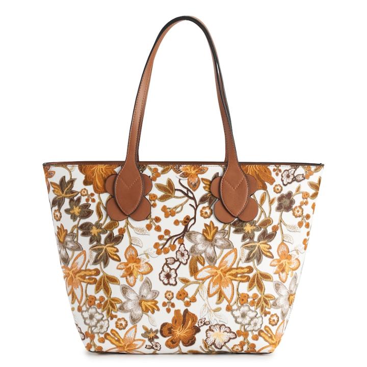 Mellow World Primerose Floral Tote, Women's, Drk Purple