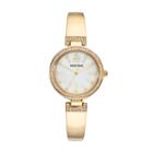 Armitron Women's Crystal Half Bangle Watch - 75/5469mpsv, Size: Small, Yellow
