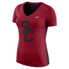 Women's Nike Usc Trojans Dri-fit Touch Tee, Size: Medium, Red