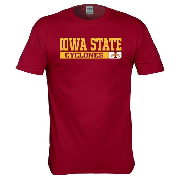 Men's Iowa State Cyclones Complex Tee, Size: Medium, Dark Red