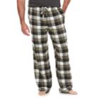 Big & Tall Croft & Barrow&reg; Plaid Flannel Lounge Pants, Men's, Size: Xl Tall, Green