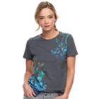 Women's Sonoma Goods For Life&trade; Graphic Crewneck Tee, Size: Large, Dark Blue