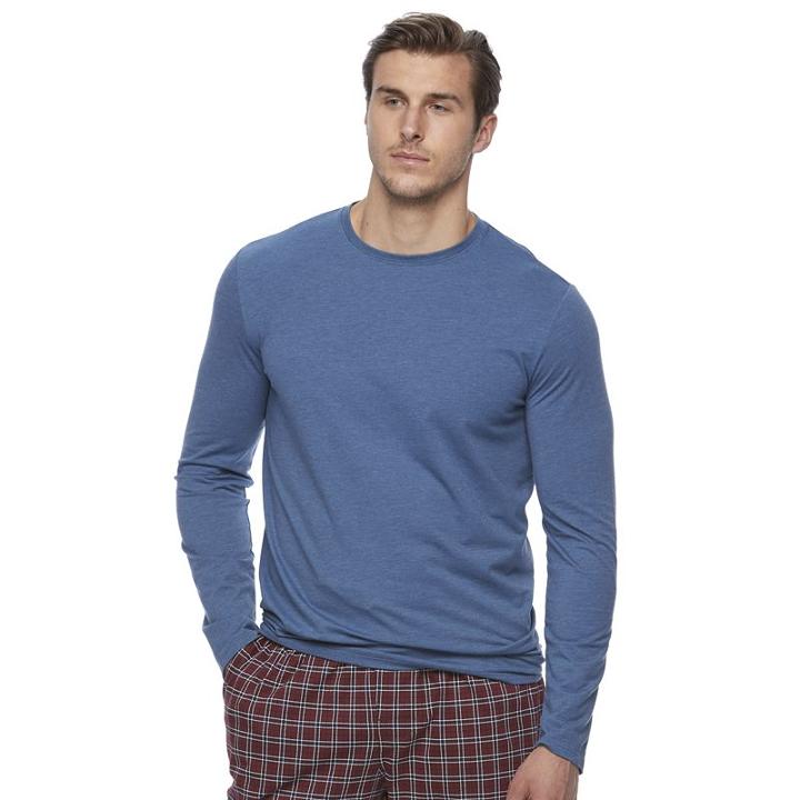 Big & Tall Apt. 9&reg; Premier Flex Classic-fit Stretch Crewneck Tee, Men's, Size: 3xb, Blue
