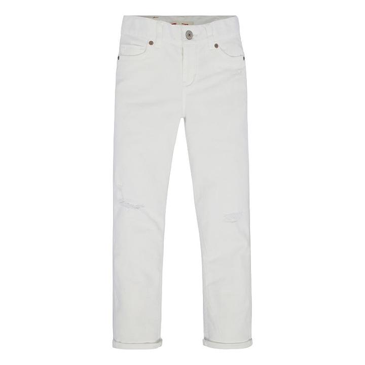 Girls 7-16 Levi's 711 Destructed Boyfriend Skinny Jeans, Girl's, Size: 8, White