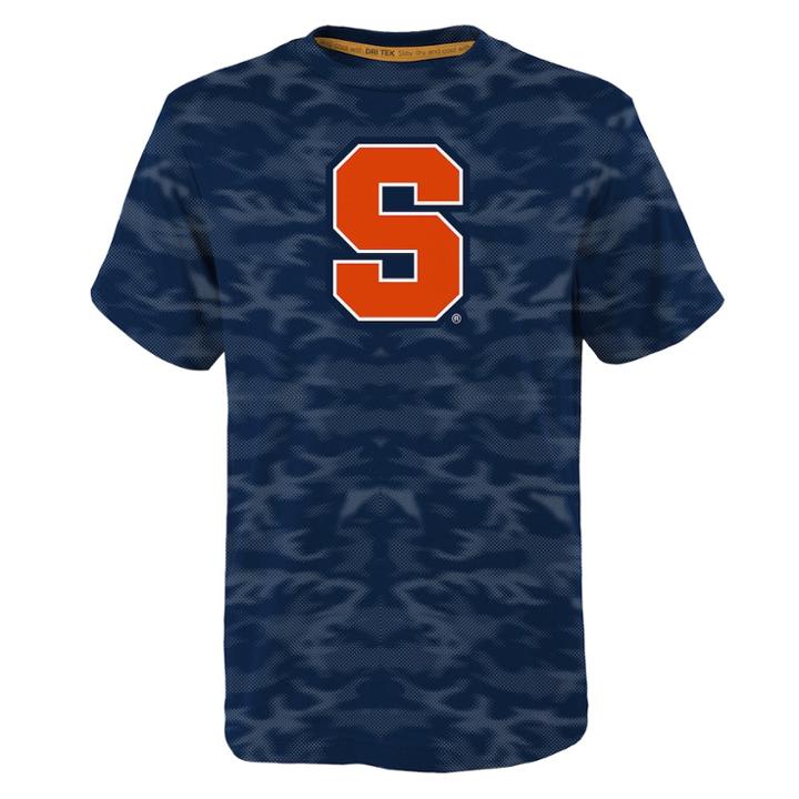Boys 8-20 Syracuse Orange Vector Dri-tek Tee, Size: Xl 18-20, Blue (navy)