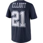Boys 8-20 Nike Dallas Cowboys Ezekiel Elliott Name & Number Tee, Size: L 14-16, Blue (navy)