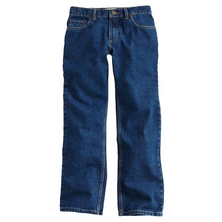 Boys 8-20 Urban Pipeline&reg; Classic Relaxed Straight Jeans, Boy's, Size: 14, Dark Blue