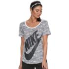 Women's Nike Short Sleeve Graphic Tee, Size: Medium, Grey Other