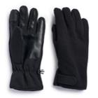 Men's Apt. 9&reg; Fusion Touchscreen Gloves, Size: S/m, Black