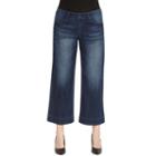 Women's Seven7 Wide-leg Crop Jeans, Size: 14, Brt Blue
