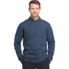 Big & Tall Arrow Classic-fit Sueded Fleece Crewneck Sweater, Men's, Size: L Tall, Blue (navy)