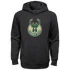 Boys 8-20 Milwaukee Bucks Promo Hoodie, Size: S 8, Grey (charcoal)