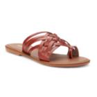 Women's Sonoma Goods For Life&trade; Toe Loop Huarache Sandals, Size: Small, Med Brown