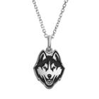 Fiora Sterling Silver Uconn Huskies Team Logo Pendant Necklace, Women's, Size: 16, Grey