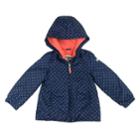 Girls 4-8 Oshkosh B'gosh&reg; Midweight Fleece-lined Printed Jacket, Size: 6x, Blue (navy)