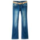 Girls 7-16 Wallflower Embroidered Bootcut Jeans, Girl's, Size: 12, Blue Other