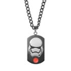 Star Wars: Episode Vii The Force Awakens Men's Stainless Steel Stormtrooper Dog Tag Necklace, Multicolor