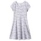 Girls 4-10 Jumping Beans&reg; Floral Skater Dress, Girl's, Size: 7, Light Grey