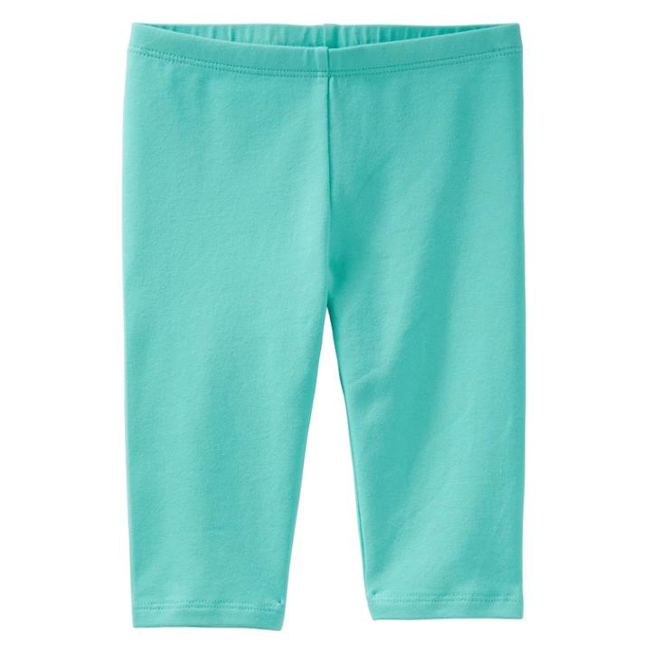 Girls 4-12 Oshkosh B'gosh&reg; Solid Capri Leggings, Size: 4-5, Turquoise/blue (turq/aqua)