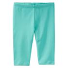 Girls 4-12 Oshkosh B'gosh&reg; Solid Capri Leggings, Size: 4-5, Turquoise/blue (turq/aqua)