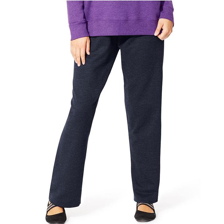 Plus Size Just My Size Fleece Lounge Pants, Women's, Size: 4x Short, Blue (navy)