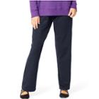 Plus Size Just My Size Fleece Lounge Pants, Women's, Size: 4x Short, Blue (navy)
