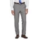 Men's Croft & Barrow&reg; True Comfort 4-way Stretch Classic-fit Flat-front Dress Pants, Size: 34x30, Med Grey