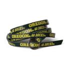 Adult Oregon Ducks Leather Wrap Bracelet, Adult Unisex, Green