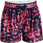 Girls 7-16 Under Armour Play Up Printed Shorts, Size: Small, Brt Orange