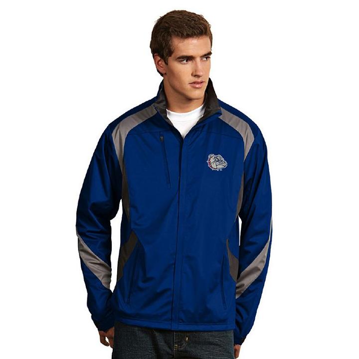 Men's Antigua Gonzaga Bulldogs Tempest Desert Dry Xtra-lite Performance Jacket, Size: 3xl, Dark Blue