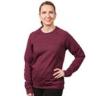 Women's Huntworth Jacquard Diamond & French Terry Sweatshirt, Size: Large, Drk Purple