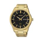 Seiko Men's Stainless Steel Solar Watch - Sne368, Gold