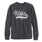 Boys' 8-20 Vans Off The Wall Logo Tee, Size: Small, Grey (charcoal)