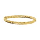 14k Gold Twist Bangle Bracelet, Women's, Size: 7.5