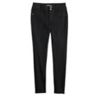Girls 7-16 Mudd&reg; Flx Denim Leggings, Size: 14, Black