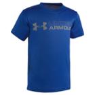 Boys 4-7 Under Armour Logo Graphic Tee, Size: 4, Blue (navy)