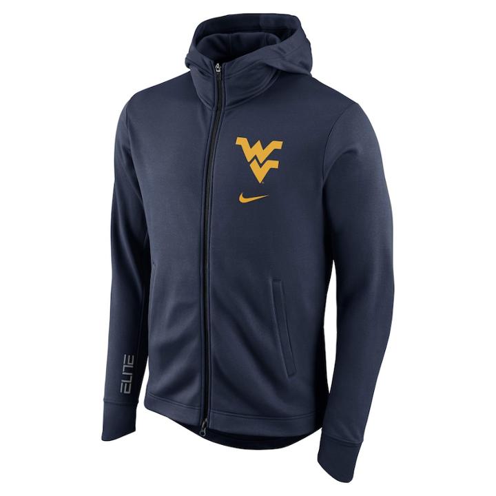 Men's Nike West Virginia Mountaineers Elite Fleece Hoodie, Size: Small, White